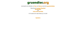 Desktop Screenshot of gruendler.org